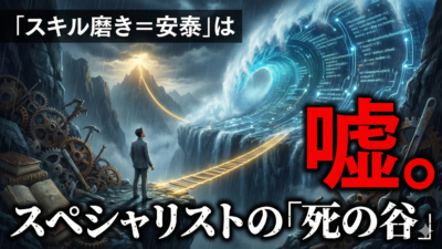 まだAIから仕事を奪われる不安ばかり募らせていますか？AI時代の【ジェネラリスト】生存戦略とは？