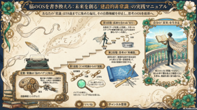 【後悔確定】５年後に消える人の共通点。AI時代の「建設的非常識」
